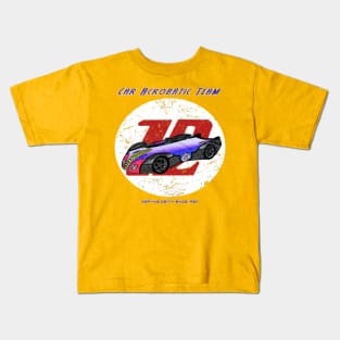 Car Acrobatic Team #12 Kids T-Shirt